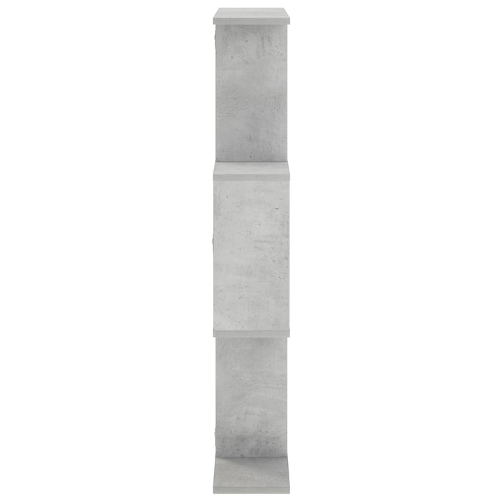 Væghylde Betongrå 72 x 17 x 105 cm Konstrueret træ