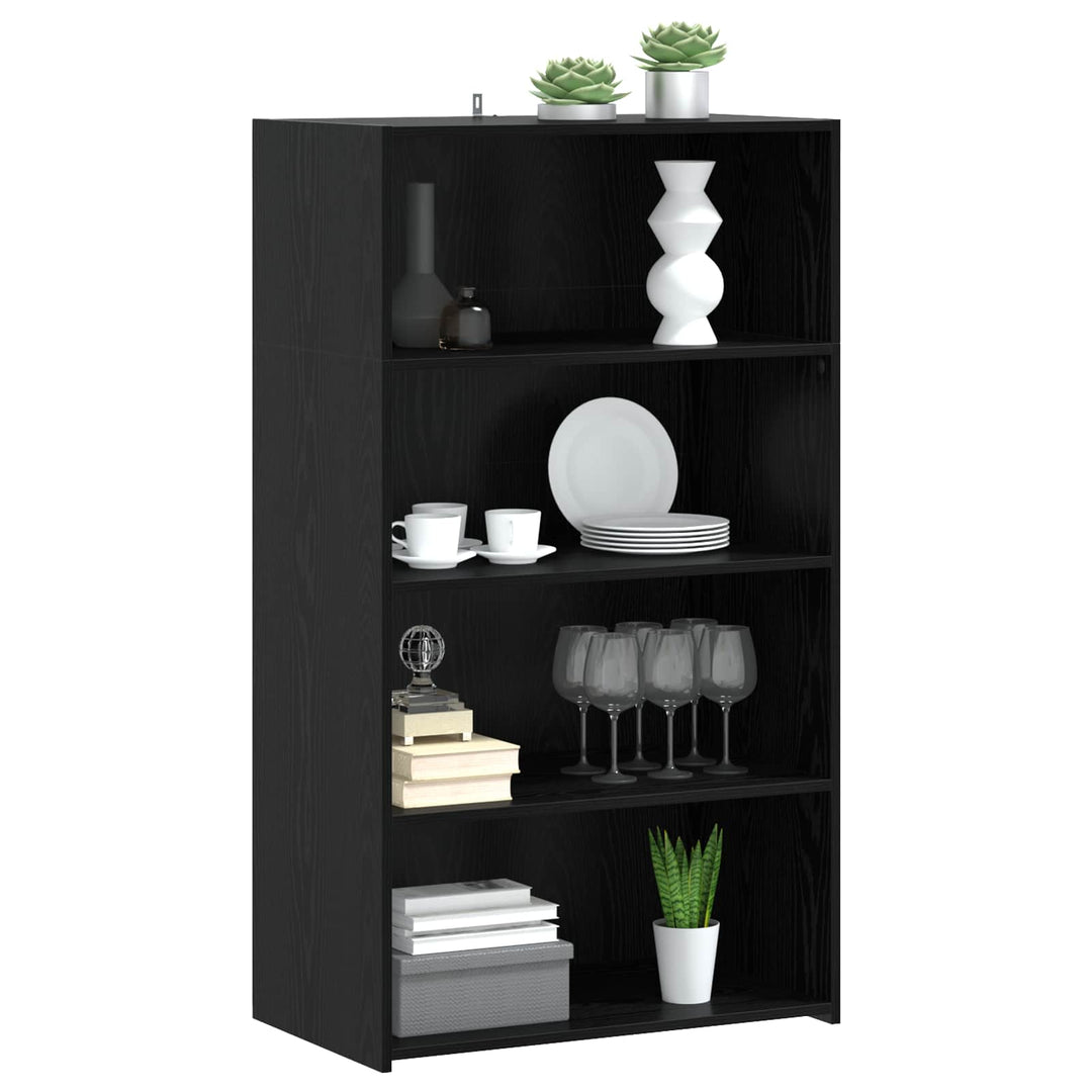 Highboard Sort eg 70 x 41 x 124 cm Konstrueret træ