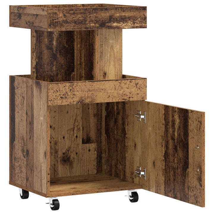 Barvogn Gammelt træ 50 x 41 x 89 cm Konstrueret træ
