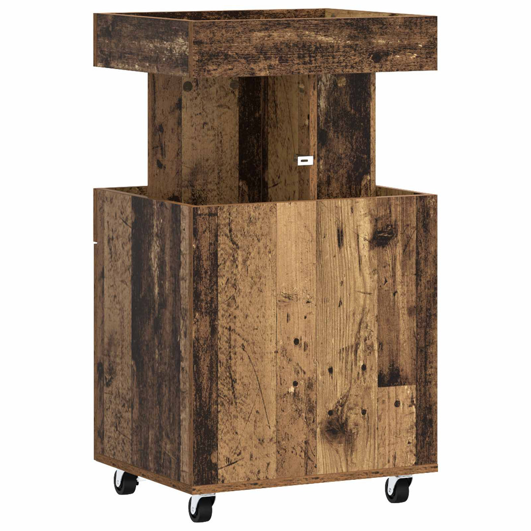 Barvogn Gammelt træ 50 x 41 x 89 cm Konstrueret træ