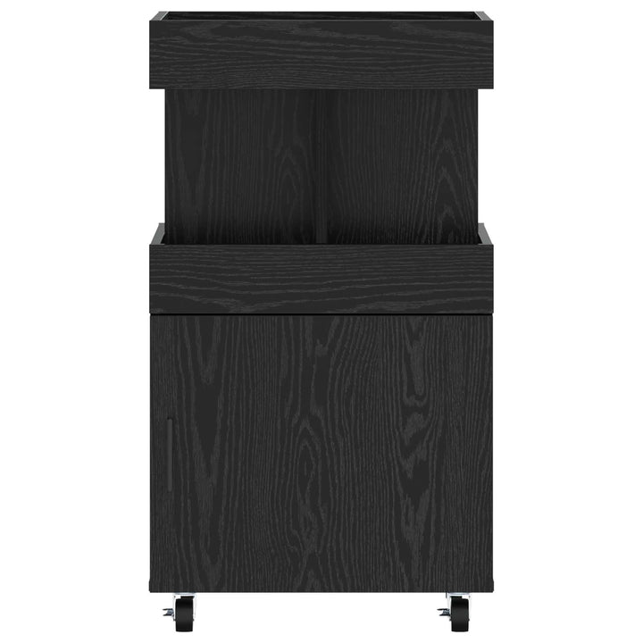 Barvogn Sort eg 50 x 41 x 89 cm Konstrueret træ