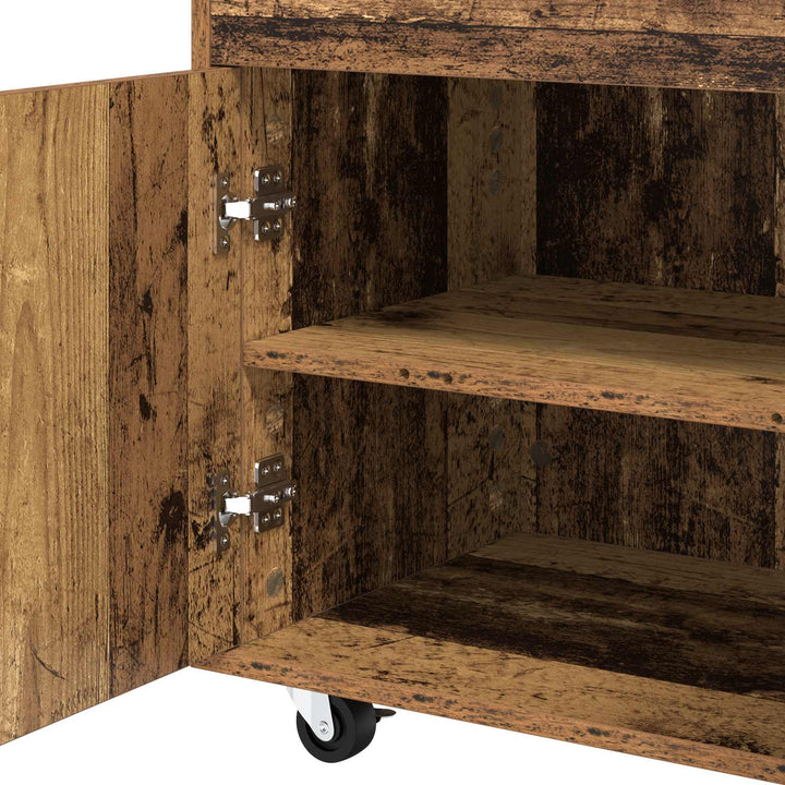 Barvogn Gammelt træ 60 x 39,5 x 89 cm Konstrueret træ