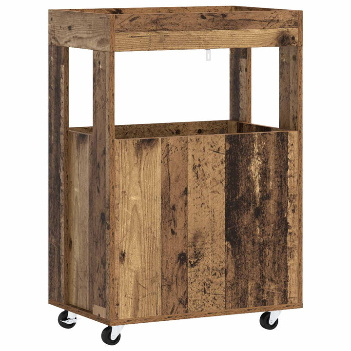 Barvogn Gammelt træ 60 x 39,5 x 89 cm Konstrueret træ