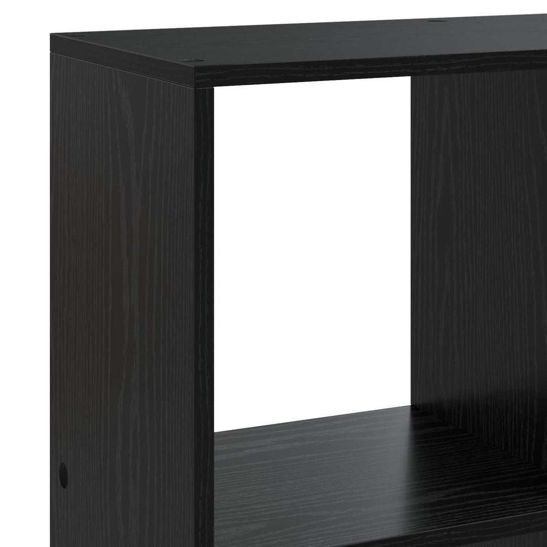 Bogskab 102 x 29 x 103,5 cm Konstrueret træ Sort eg