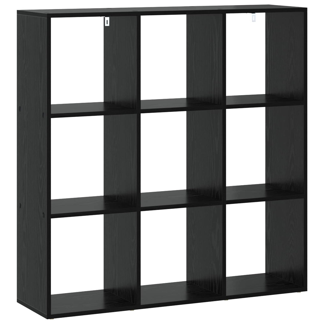 Bogskab 102 x 29 x 103,5 cm Konstrueret træ Sort eg