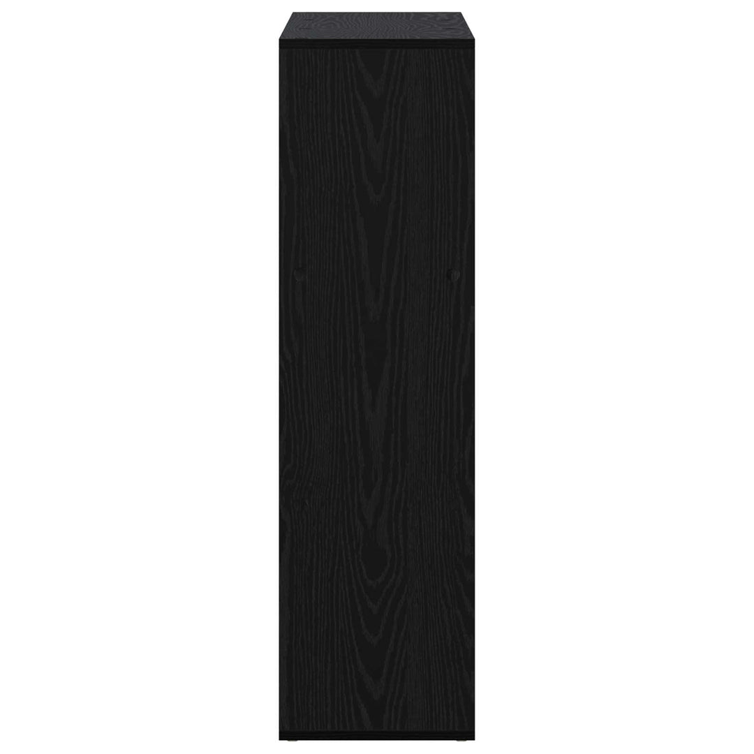 Bogskab 102 x 29 x 103,5 cm Konstrueret træ Sort eg
