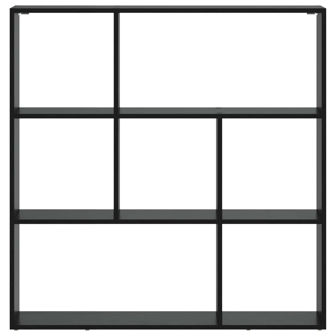 Bogskab 102 x 29 x 103,5 cm Konstrueret træ Sort eg