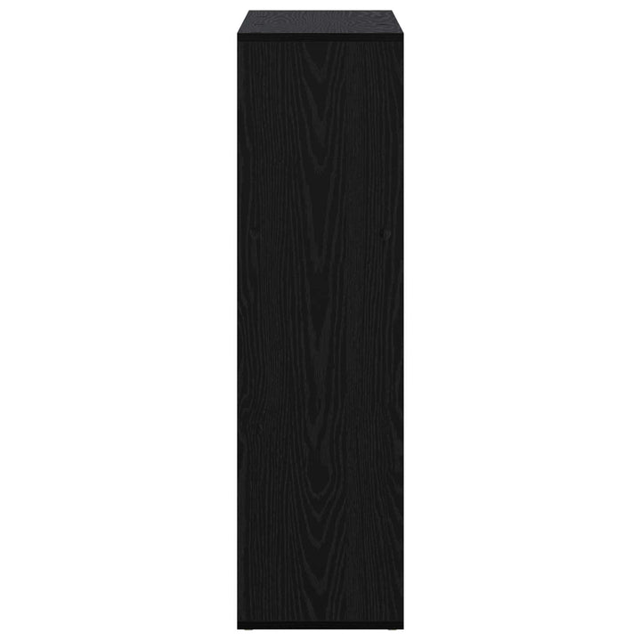 Bogskab 102 x 29 x 103,5 cm Konstrueret træ Sort eg