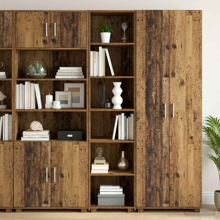 Sideboard Gammelt træ 45 x 41 x 185 cm Konstrueret træ