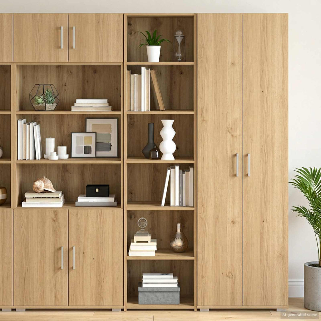 Sideboard Artisan-eg 45 x 41 x 185 cm Konstrueret træ