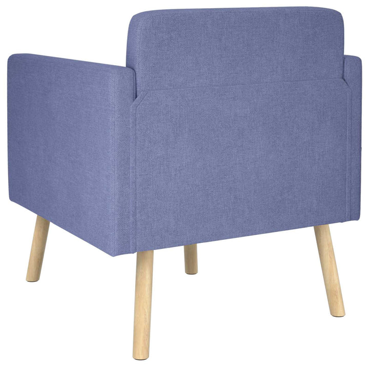 Accentstol Jeans blå Stof