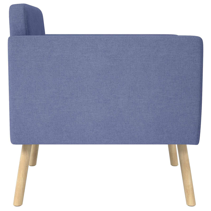 Accentstol Jeans blå Stof