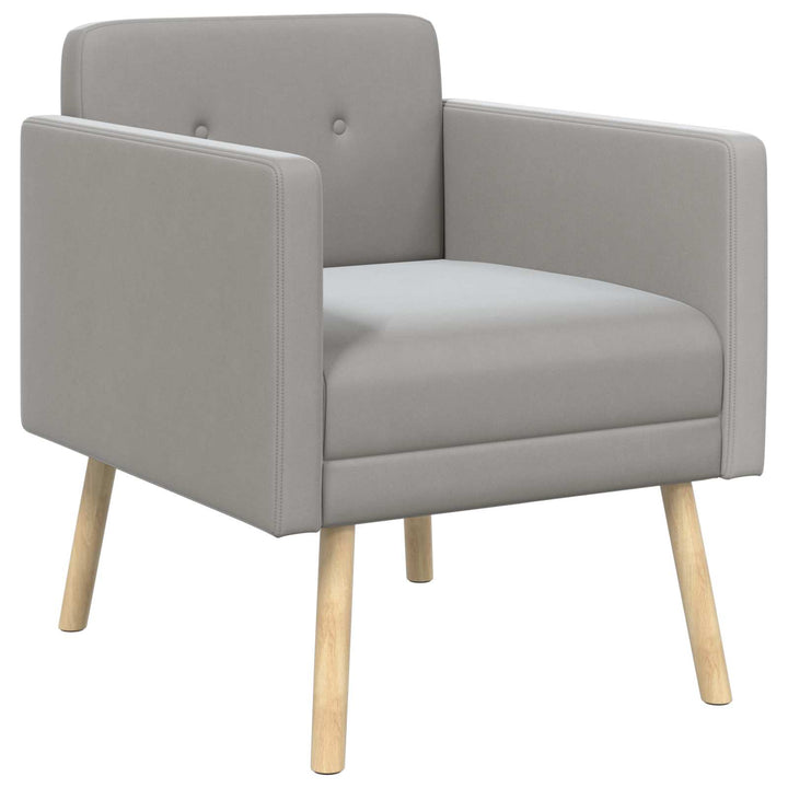 Accentstol Lysegrå Velour