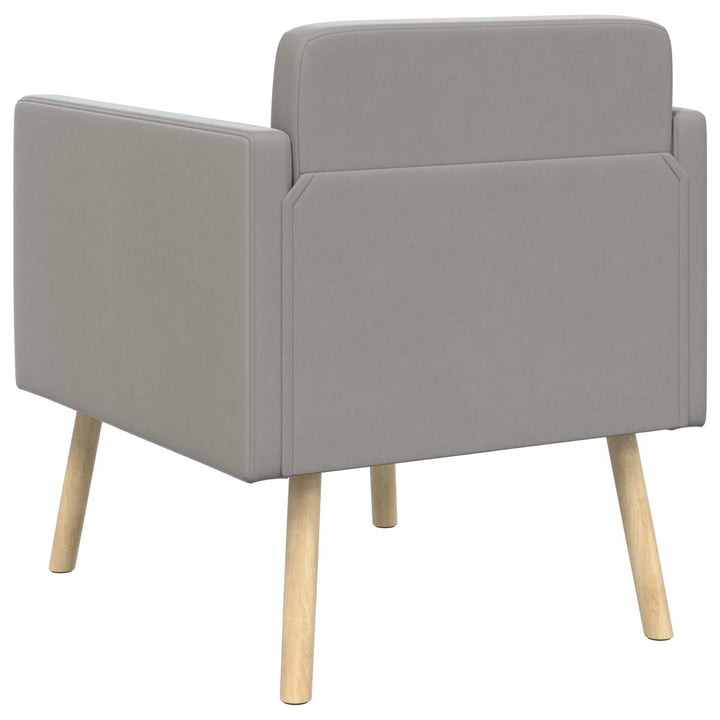 Accentstol Lysegrå Velour