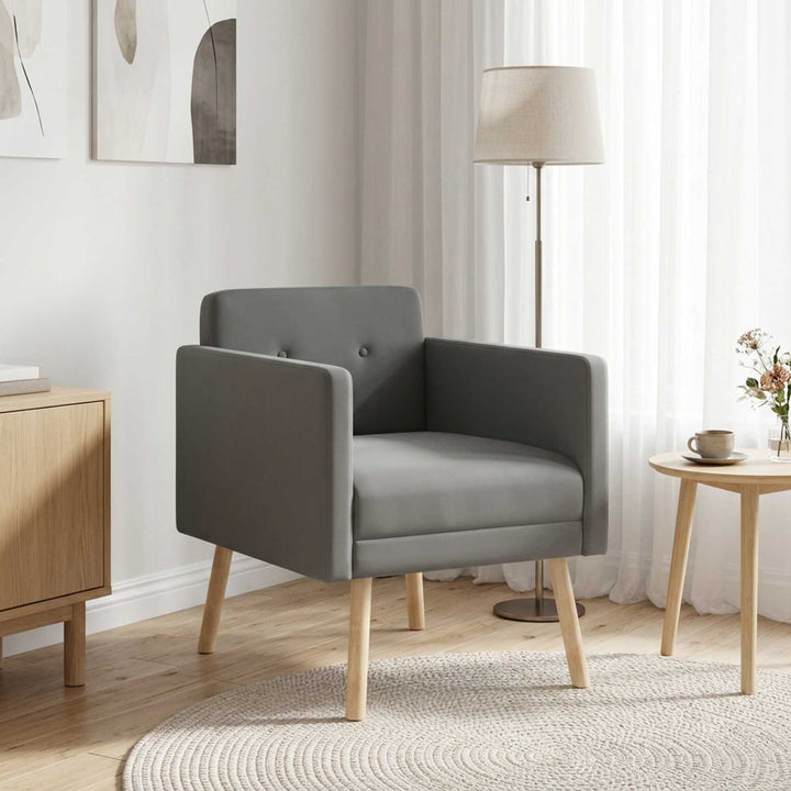 Accentstol Mørkegrå Velour