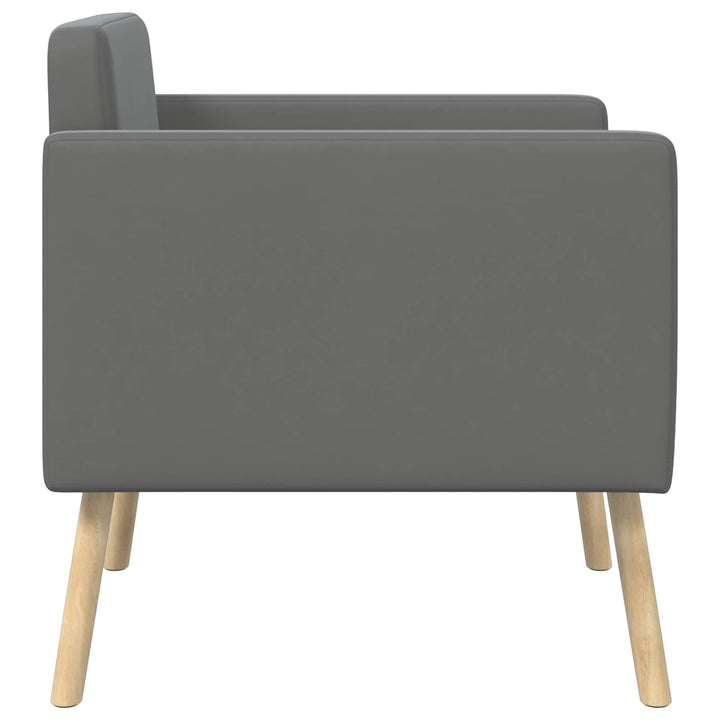 Accentstol Mørkegrå Velour