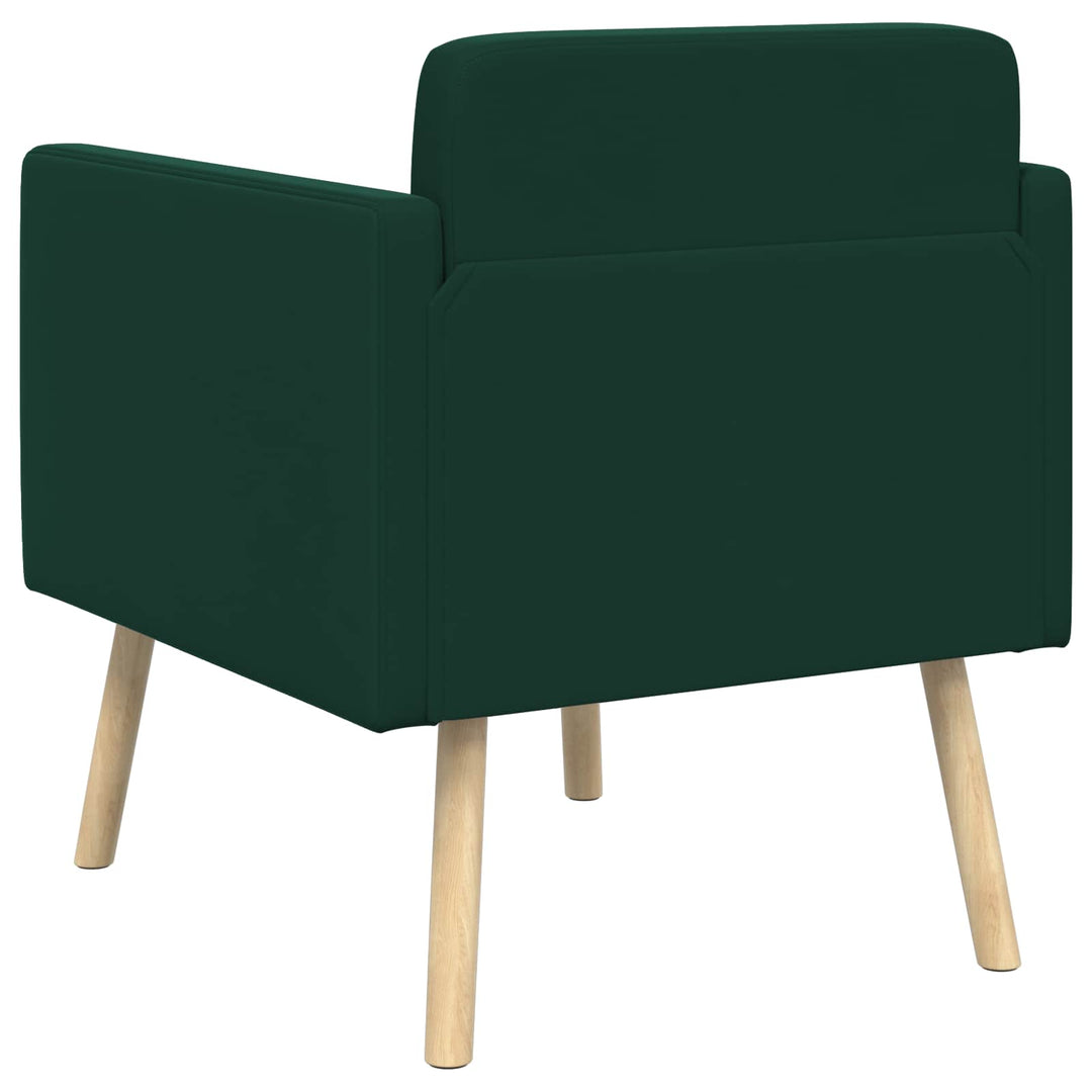 Accentstol Mørkegrøn Velour