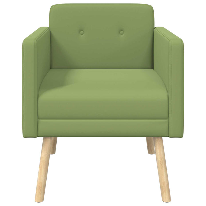 Accentstol Lys grøn Velour