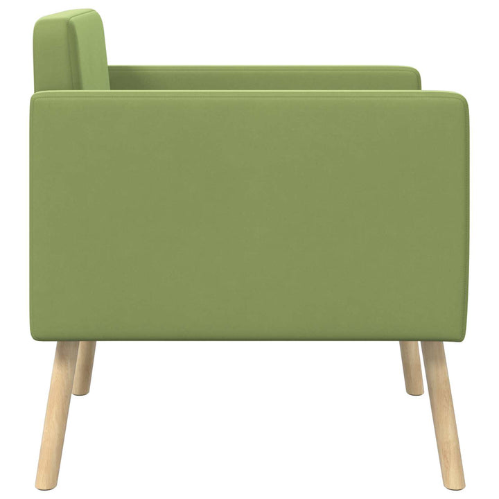 Accentstol Lys grøn Velour