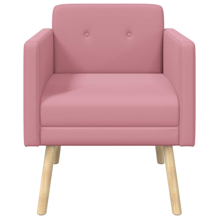 Accentstol Lyserød Velour