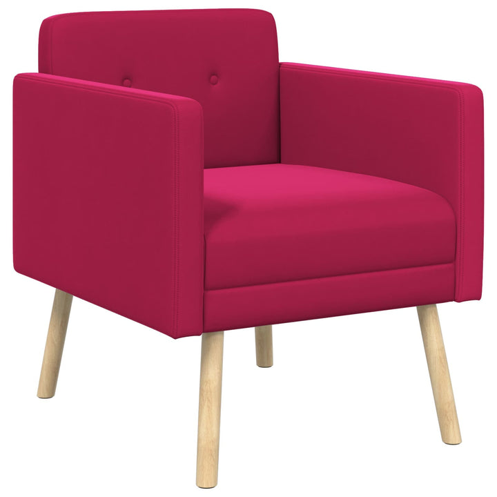 Accentstol Vinrød Velour
