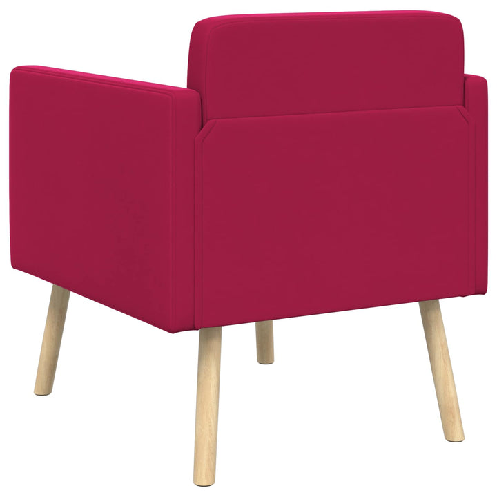 Accentstol Vinrød Velour