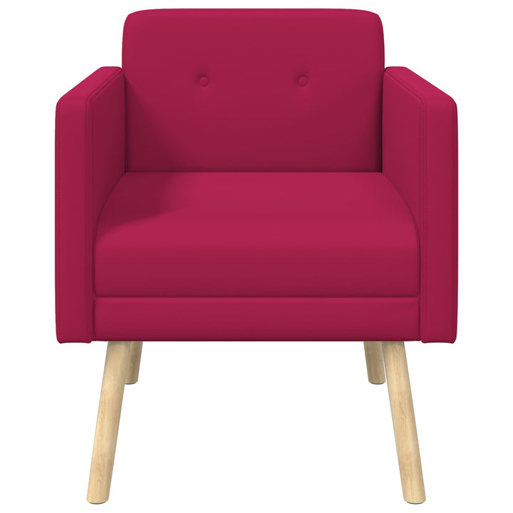 Accentstol Vinrød Velour