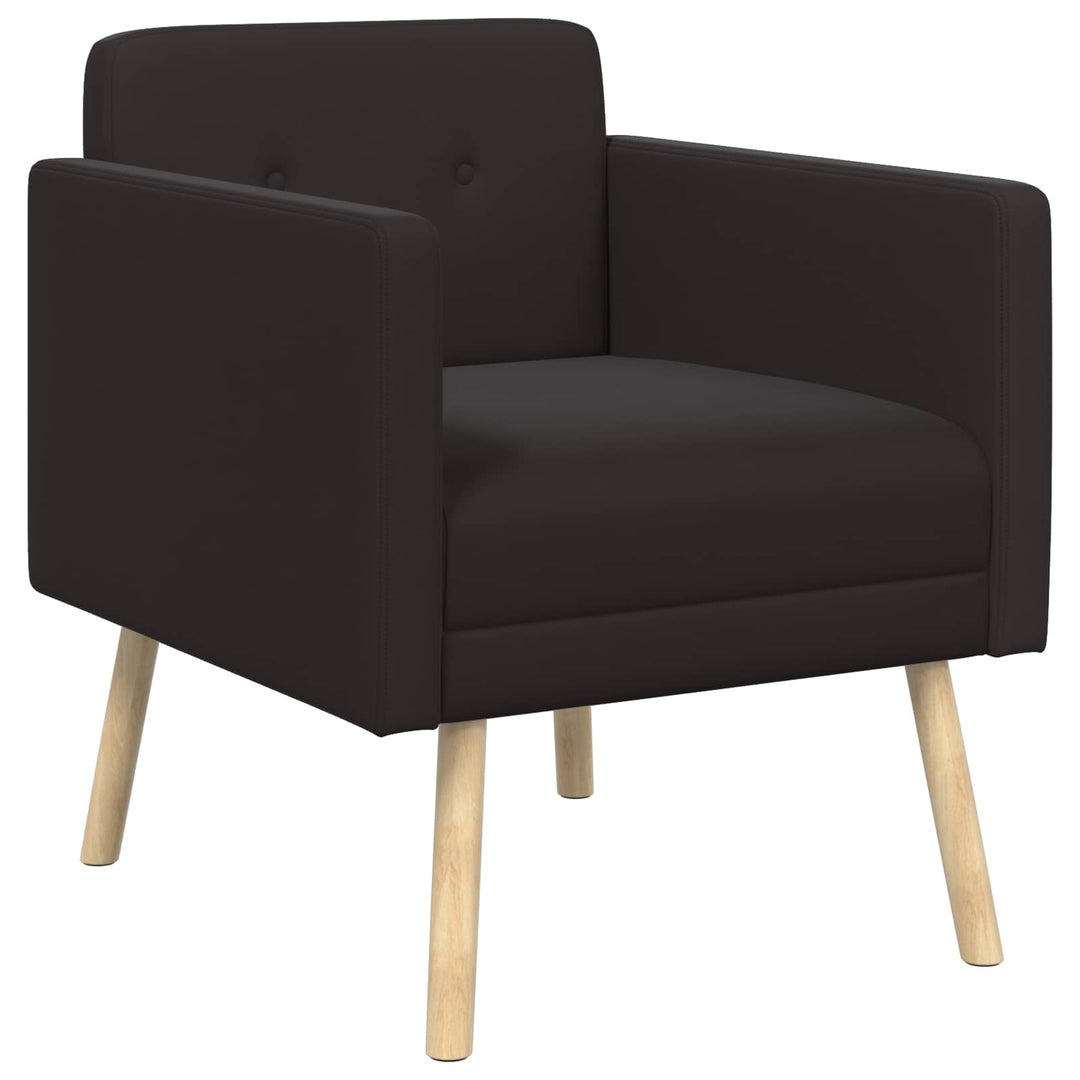 Accentstol Sort Velour