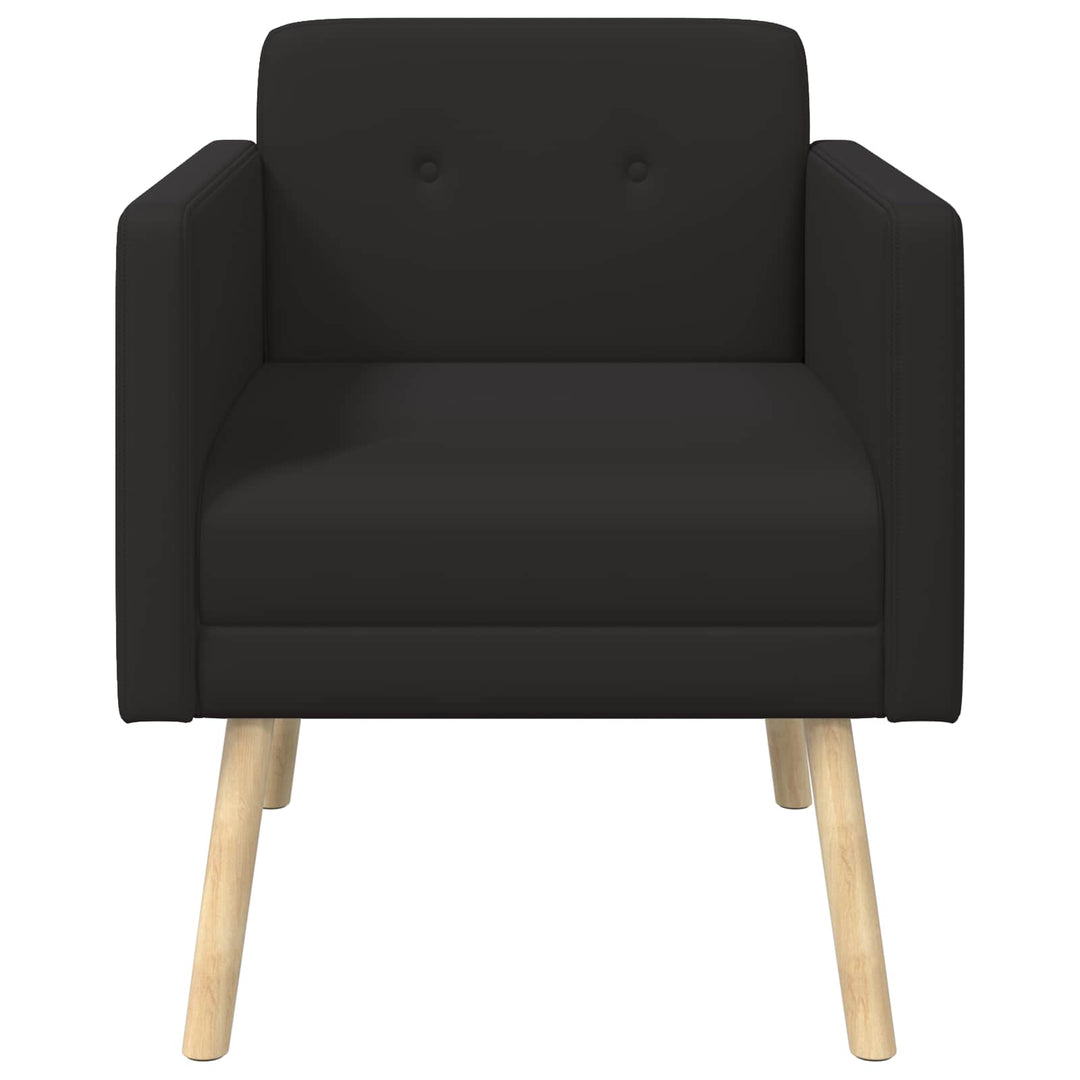 Accentstol Sort Velour