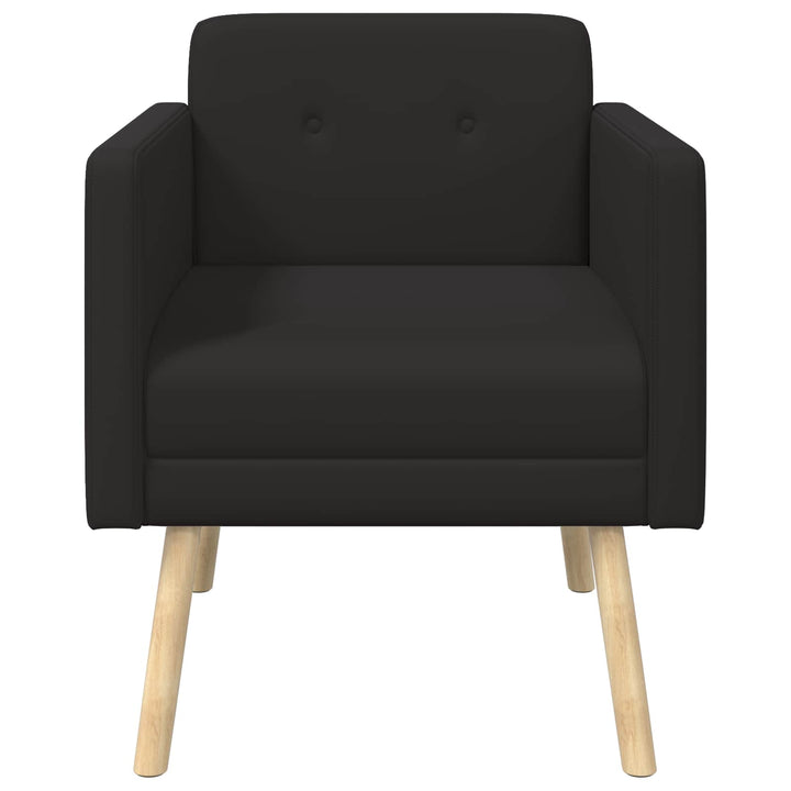 Accentstol Sort Velour