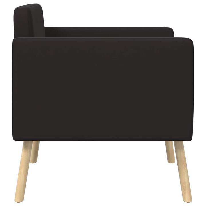 Accentstol Sort Velour