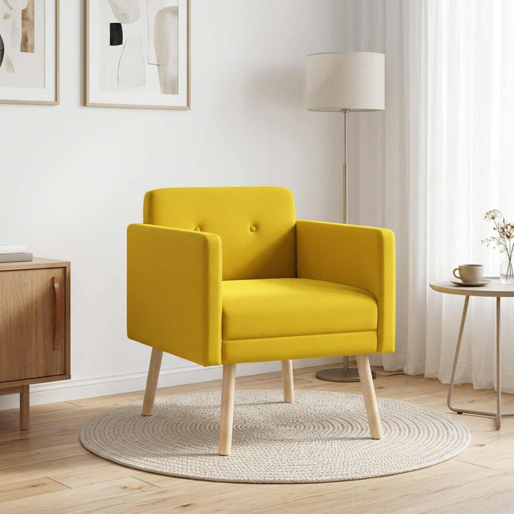 Accentstol Gul Velour