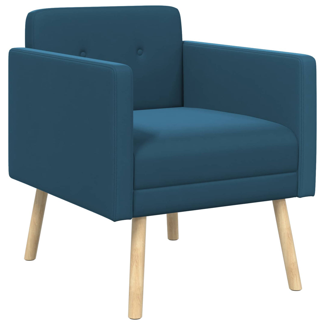 Accentstol Blå Velour