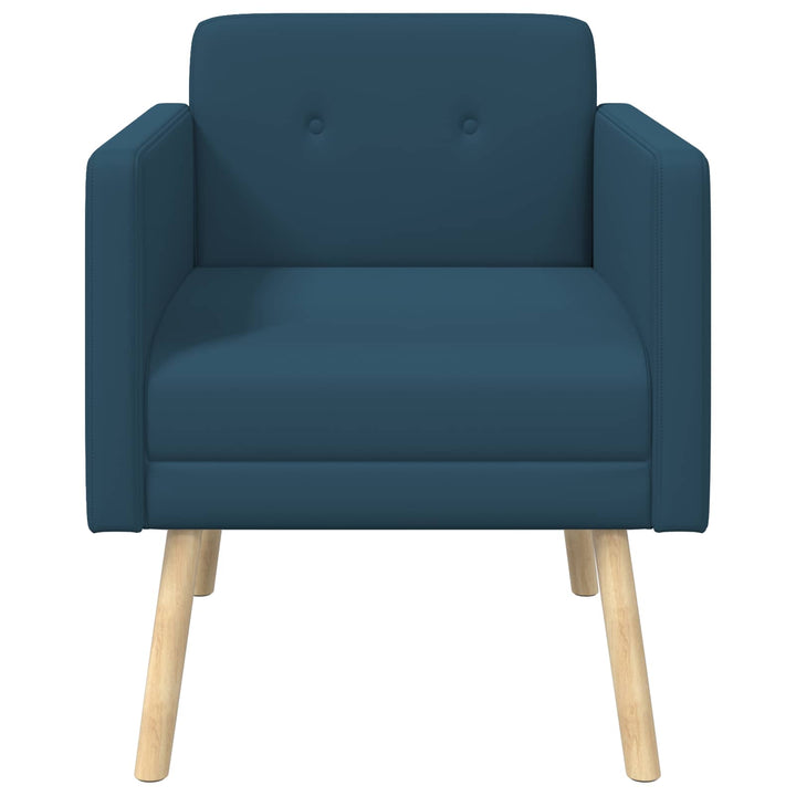 Accentstol Blå Velour