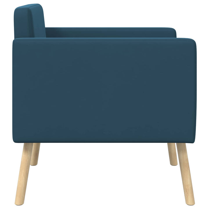 Accentstol Blå Velour