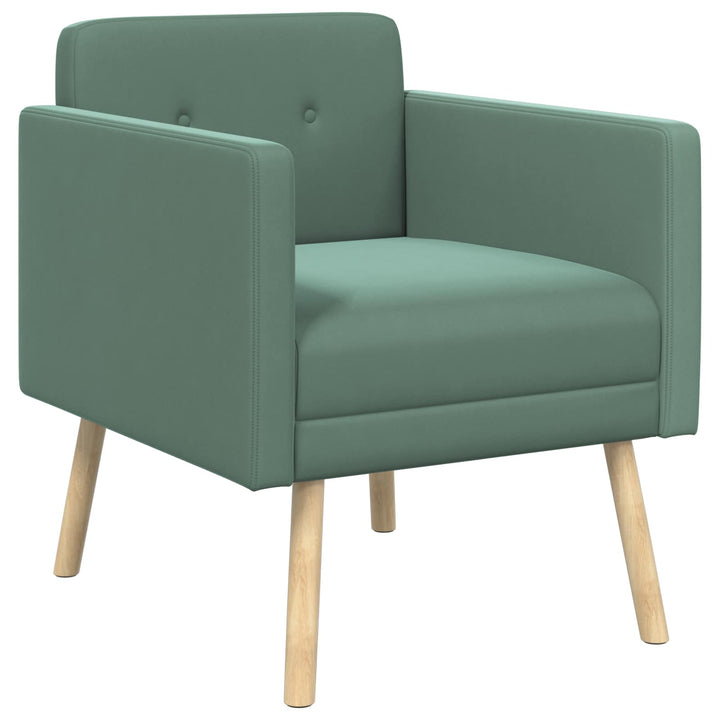 Accentstol Havgrøn Velour