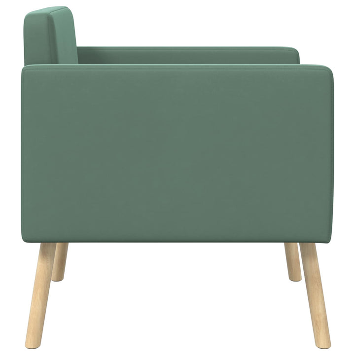 Accentstol Havgrøn Velour
