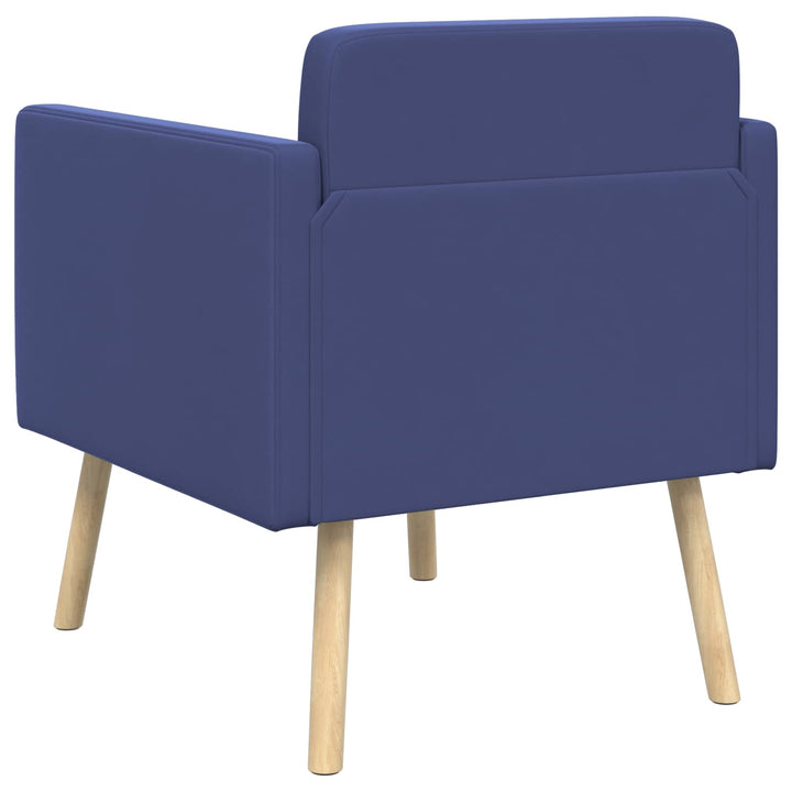 Accentstol Politi blå Velour