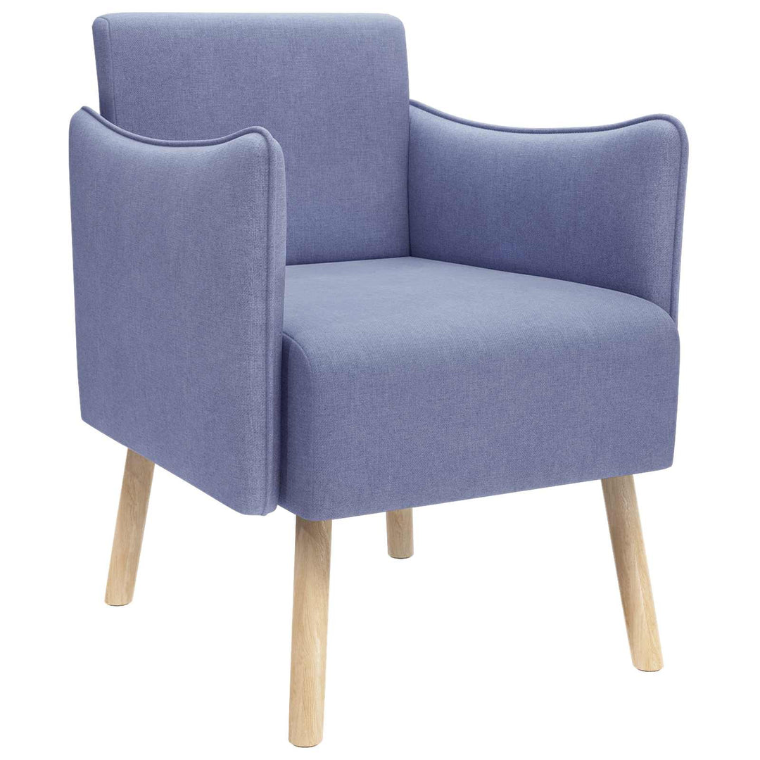 Accentstol Jeans blå Stof