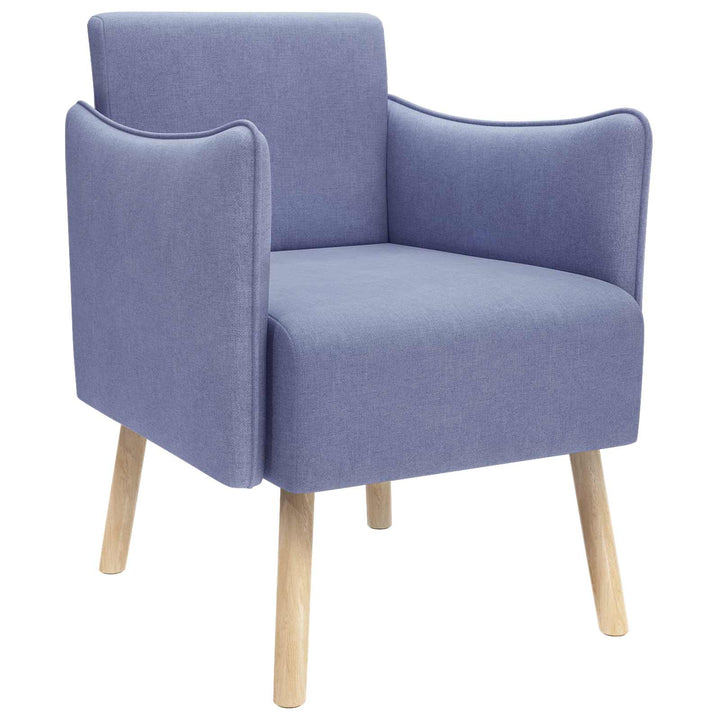 Accentstol Jeans blå Stof