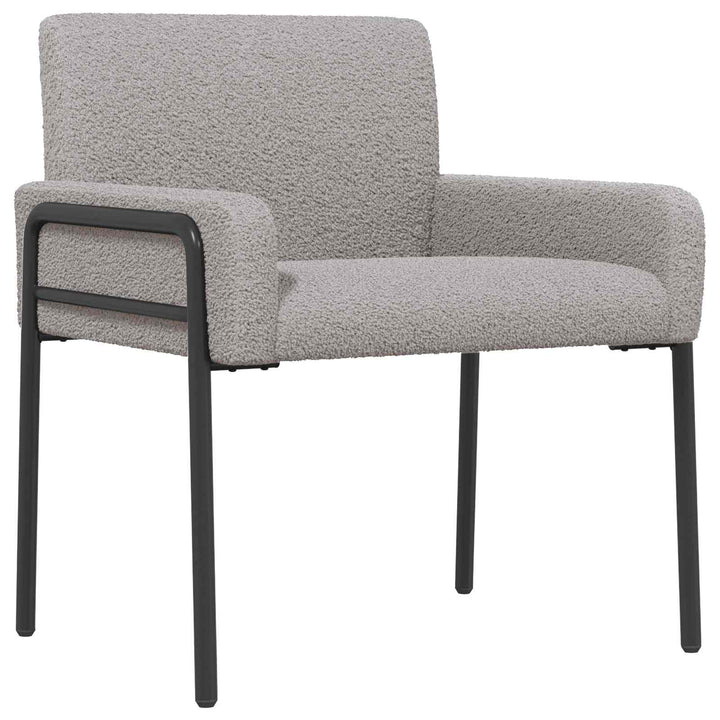 Accentstol Lysegrå Bouclé