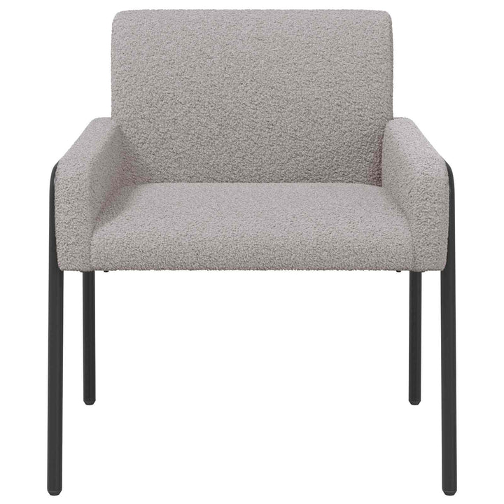 Accentstol Lysegrå Bouclé
