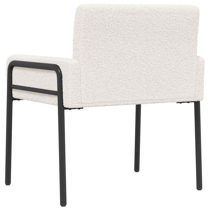 Accentstol Cremefarvet Bouclé