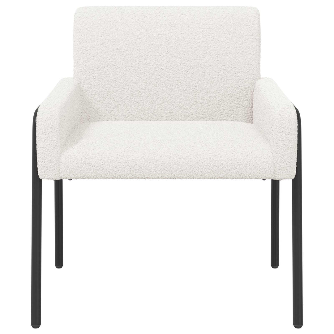 Accentstol Cremefarvet Bouclé