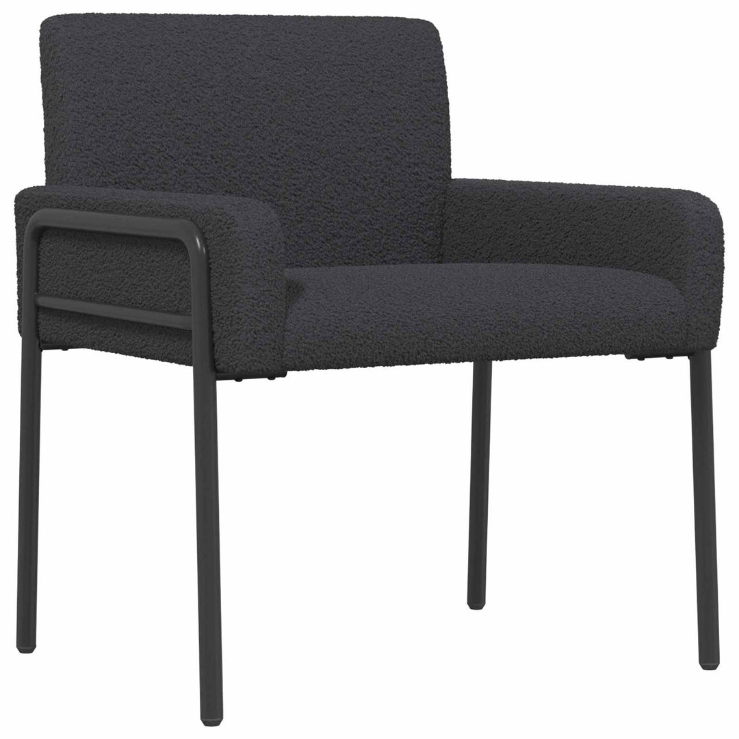 Accentstol Mørkegrå Bouclé