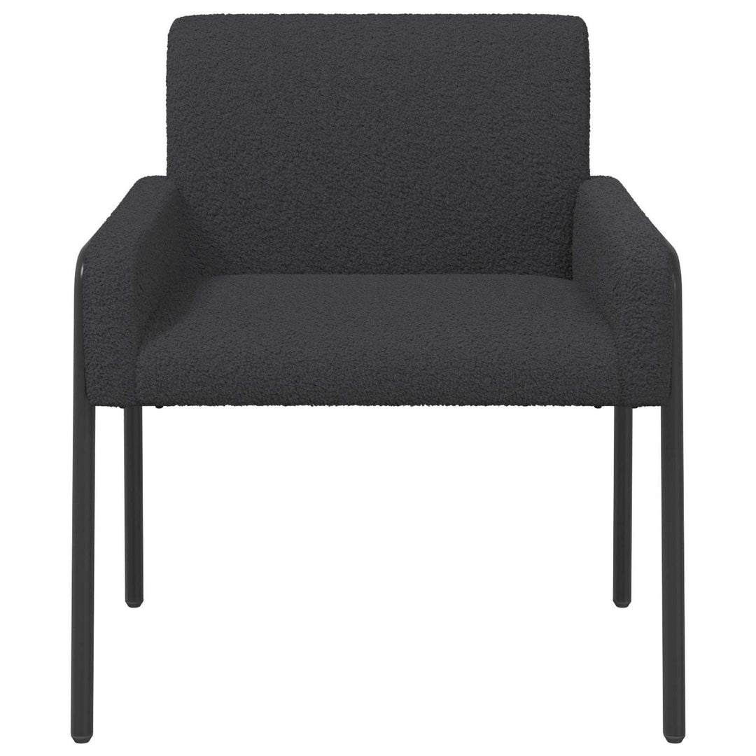Accentstol Mørkegrå Bouclé