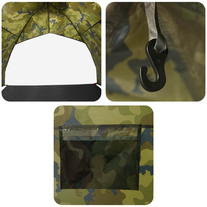 Fisketelt Hurtig Udgivelse 4 personer Lette camouflage