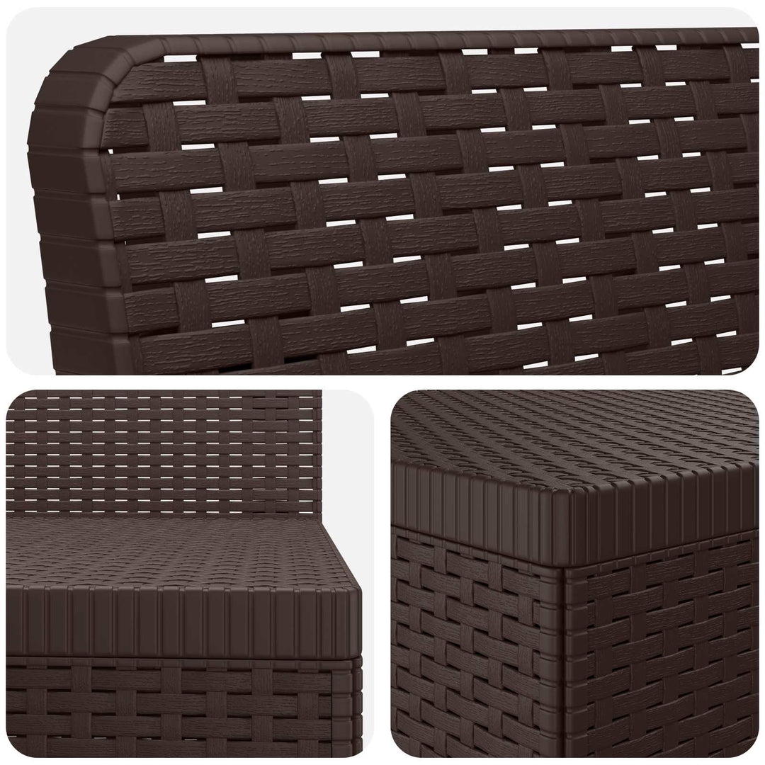 3-personers Have Sofa Rattan Look PP Brun