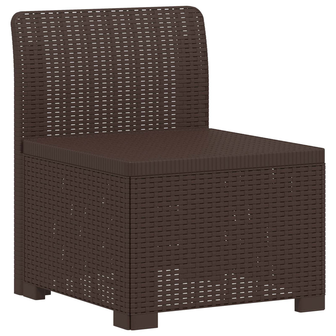 3-personers Have Sofa Rattan Look PP Brun