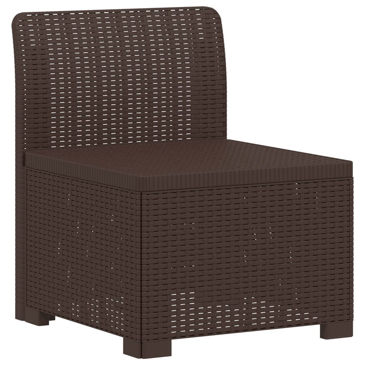 3-personers Have Sofa Rattan Look PP Brun